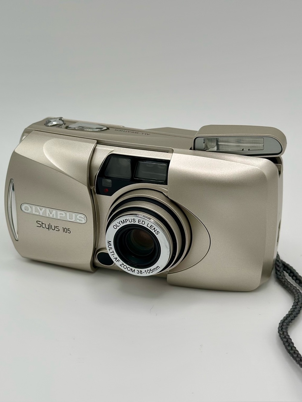 Olympus Infinity Stylus Zoom 105 35mm Camera New Battery Tested EXCELLENT